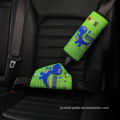 Travesseiro macio de correção de carro de desenho animado ajustador de cinto de segurança confortável